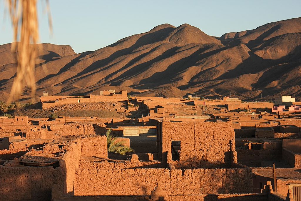 Image Desert marocain - Trek désert - Vallée du Draa - palmeraie d'Agdz