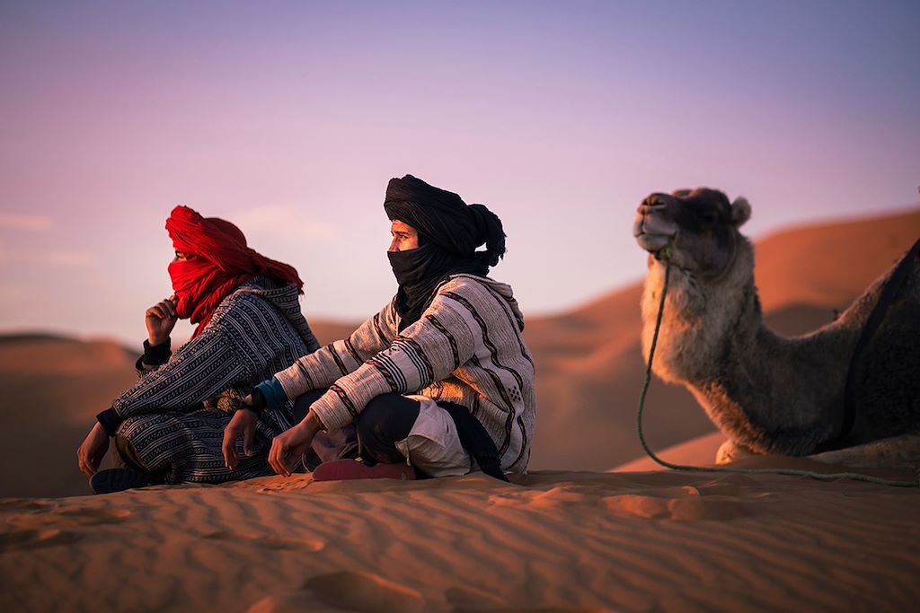 Image Randonnée Chamelière Dunes De Merzouga - vallée des roses - Oued Mgoun