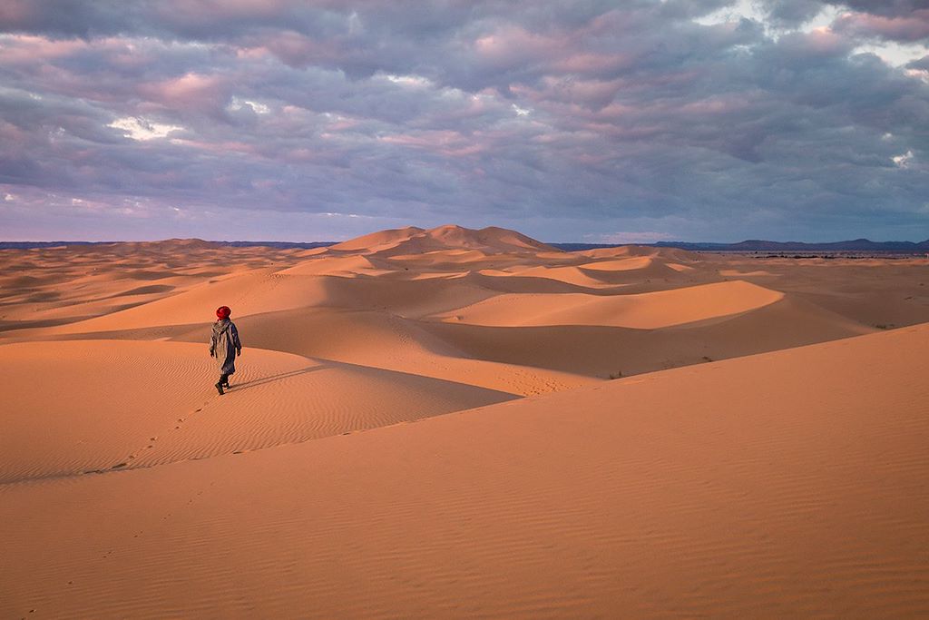 Image Randonnée Chamelière Dunes De Merzouga - vallée des roses - Oued Mgoun