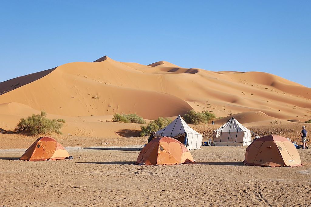 Image Randonnée Chamelière Dunes De Merzouga - vallée des roses - Oued Mgoun