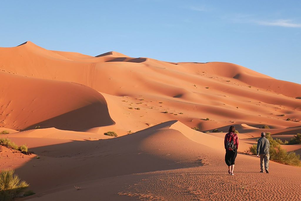 Image Randonnée Chamelière Dunes De Merzouga - vallée des roses - Oued Mgoun