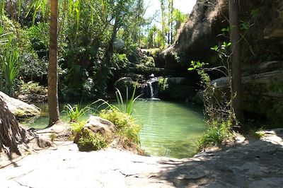 Piscine naturelle dans le Parc de l'Isalo - Madagascar