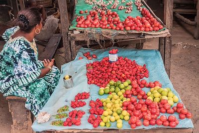 Marché d'Ambilobe - Nord de Madagascar