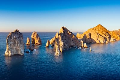Vue aérienne panoramique de Cabo San Lucas au Mexique
