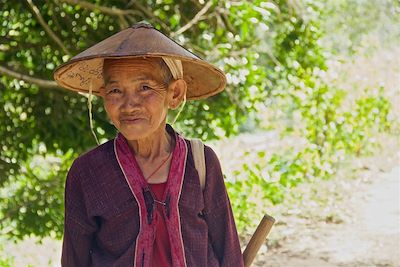 Femme de l'ethnie Palaung - Etat Shan - Birmanie