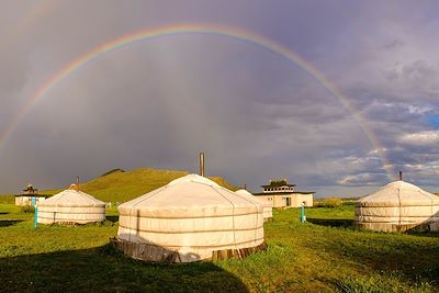 Yourtes - Bayan Gobi- Mongolie