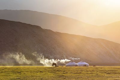 Camp d'été en Mongolie