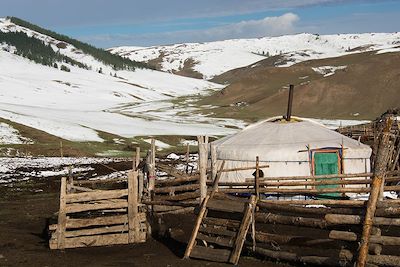 Camp de yourtes - Environs de Kharkhorin - Khangai - Mongolie