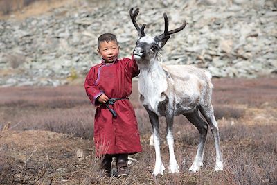 Garçon Tsaatan - Mongolie