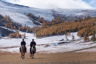 Cavaliers nomades - Altaï - Mongolie