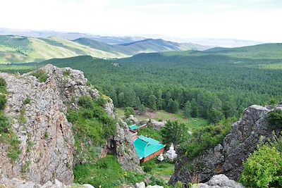 © Dorjee Sherpa - Monastère de Tövkhön - Bat-Ölzii - Vallée d'Orkhon - Province d'Övörkhangai - Mongolie Monastère de Tövkhön - Bat-Ölzii - Vallée d'Orkhon - Province d'Övörkhangai - Mongolie