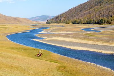 © MORANDI Tuul et Bruno / hemis.fr - Vallée de l'Orkhon - Mongolie Vallée de l'Orkhon - Mongolie