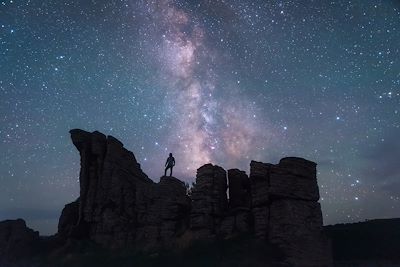 Observation astronomique du Gobi à l'Orkhon