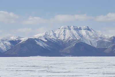 Le lac Khuvsgul gelé - Mongolie