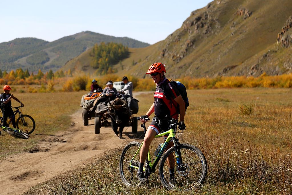 Image Mongolie à vélo - VTT en Mongolie - Rencontres Nomades