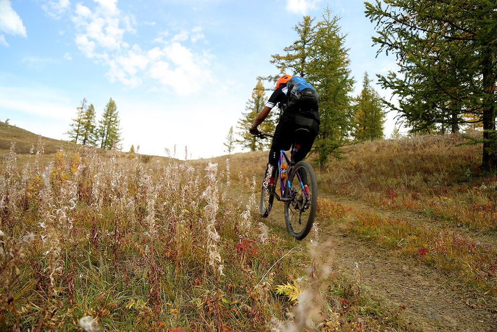 Image Mongolie à vélo - VTT en Mongolie - Rencontres Nomades