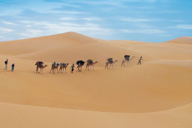 Voyage à pied : Chinguetti et les dunes de l\'erg Ouarane