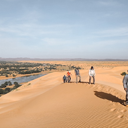 Randonnée avec chameau Mauritanie