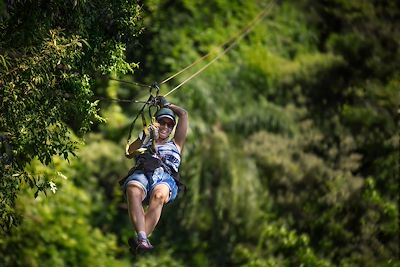 Tyrolienne - Iles Rodrigues - Iles Maurice