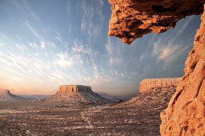 Formations rocheuses du Damaraland au lever du soleil - Namibie