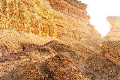 Randonnée dans le canyon du désert du Namibe - Angola