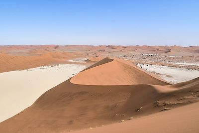 Sossusvlei dans le désert du Namib - Namibie
