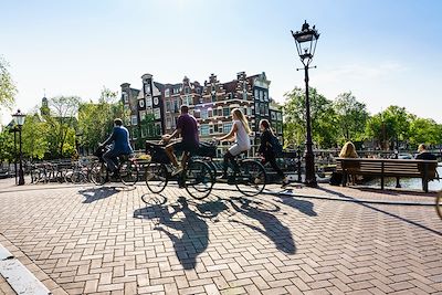 Cyclistes à Amsterdam - Pays Bas