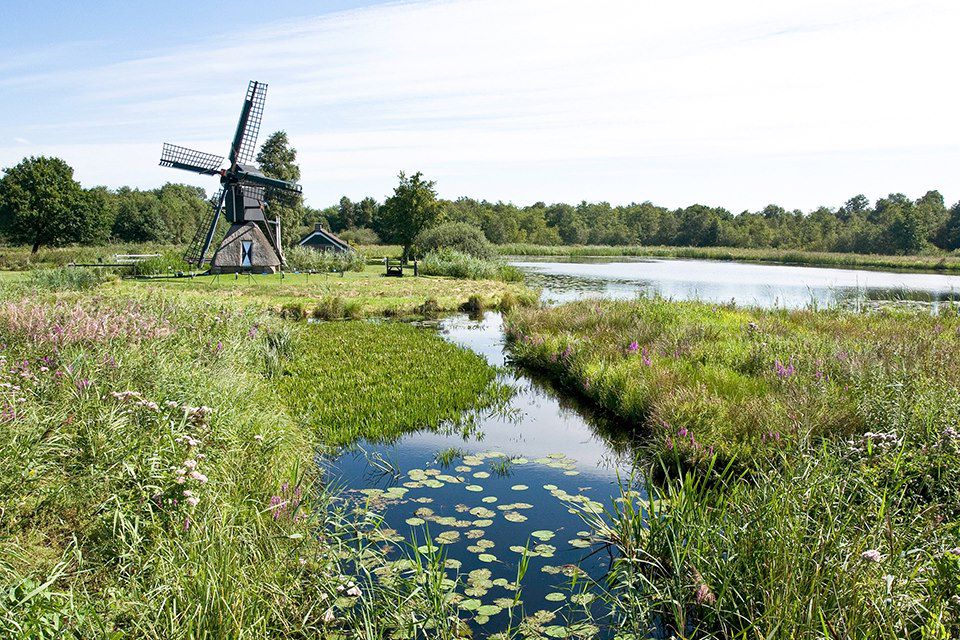 Image Ijsselmeer à vélo - lac hollandais à vélo