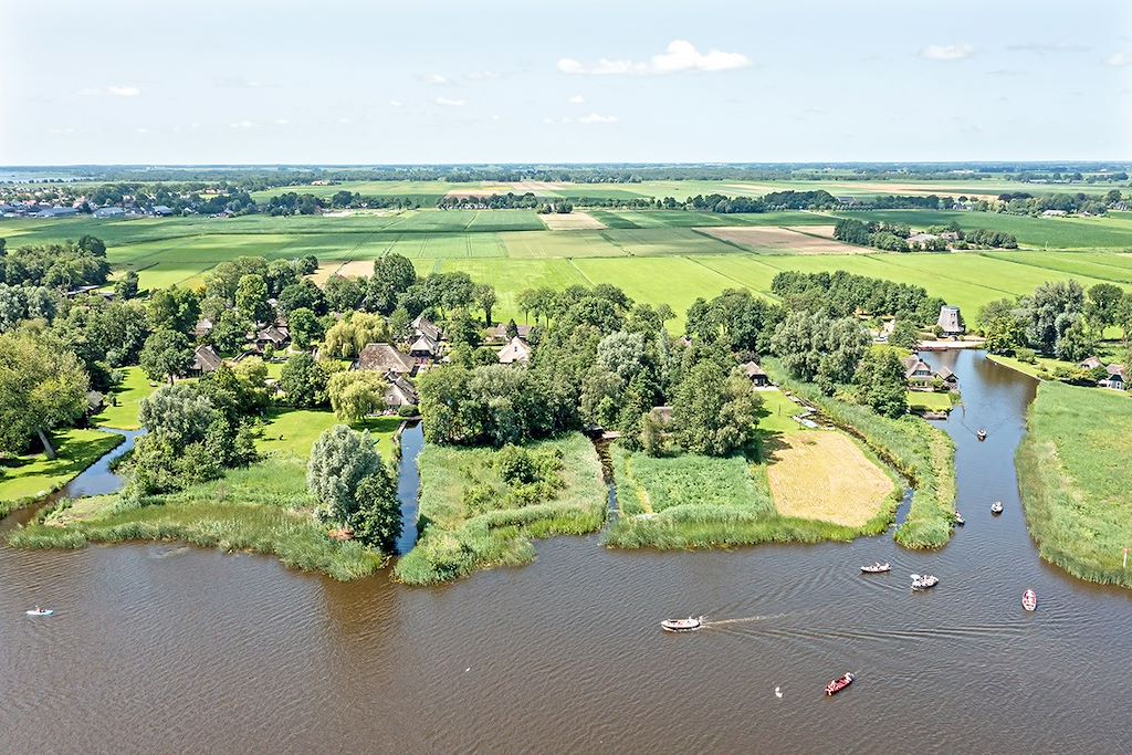 Image Ijsselmeer à vélo - lac hollandais à vélo
