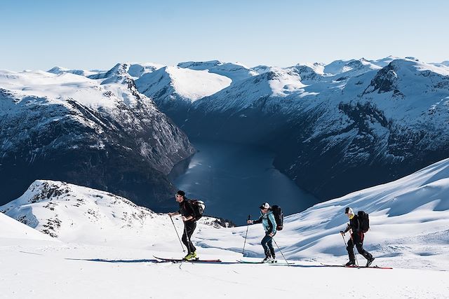 Voyage Ski de randonnée dans les Alpes de Sunnmøre