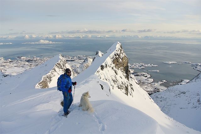 Voyage Raquette à neige aux îles Lofoten
