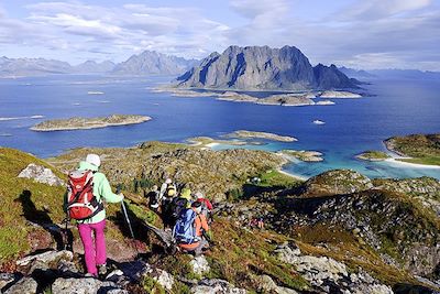 Au sommet de Skrova - Lofoten - Norvège