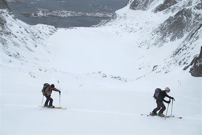 Ski de randonnée dans les Lofoten - Norvège