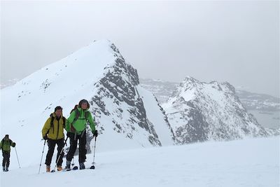 Ski de randonnée dans les Lofoten - Norvège