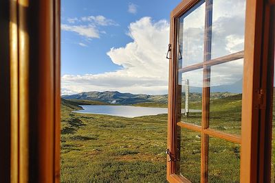 Vue sur le lac d'Espedalen - Norvège