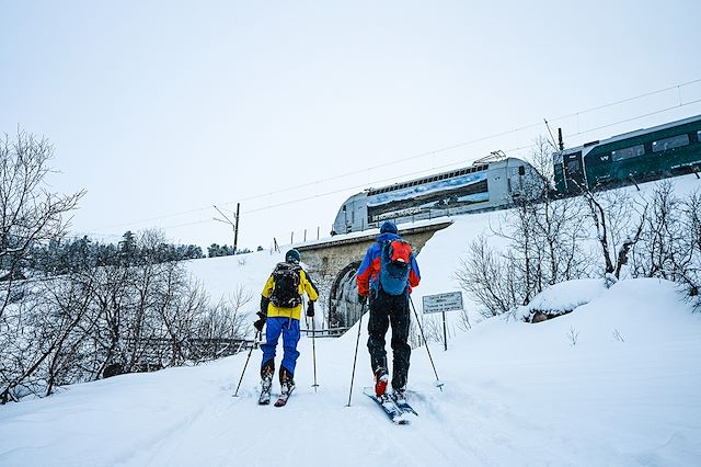 Ski de randonnée : Ski et train dans les fjords de Norvège Voyage Ski et train dans les fjords de Norvège