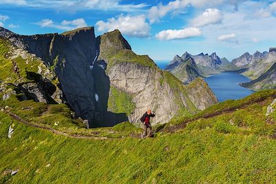 Randonneur - Lofoten - Norvège