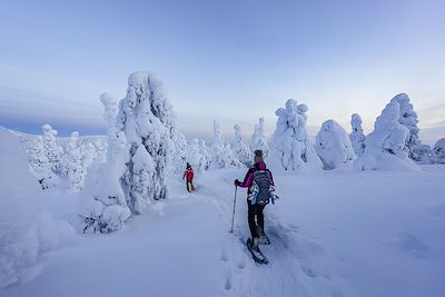 Randonnée en raquette famille - Ruka Kuusamo - Finlande