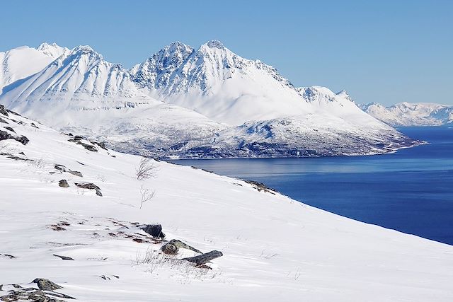 Ski de randonnée : Ski voile autour des Alpes de Lyngen Voyage Ski voile autour des Alpes de Lyngen