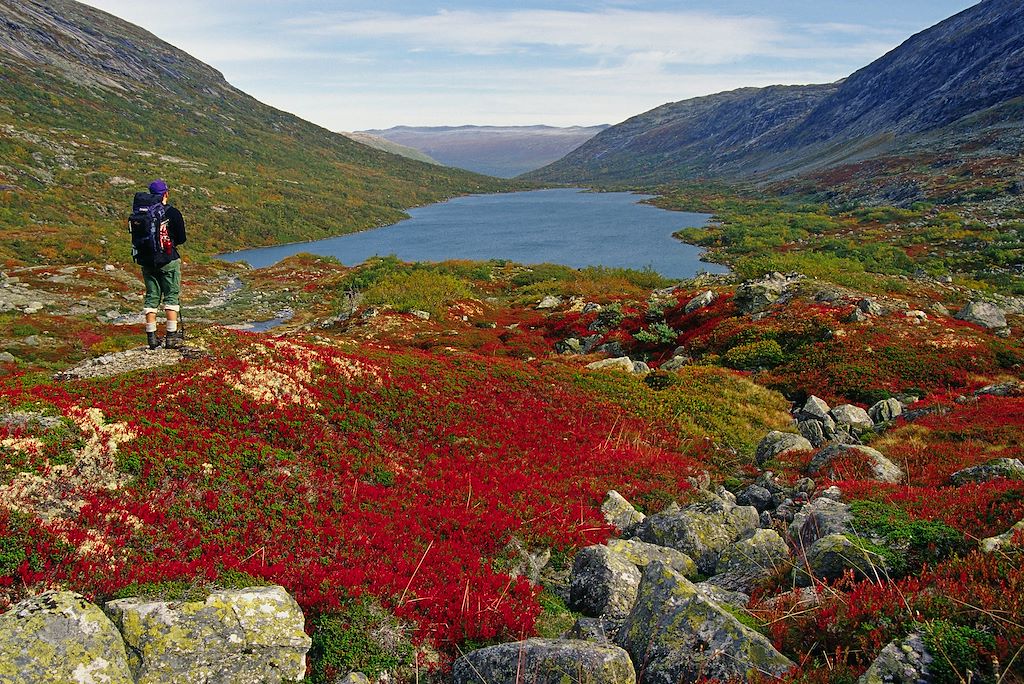Image Randonnée Dans Le Parc National Jotunheimen - Trek Norvège Du Sud - Randonnée À Besseggen