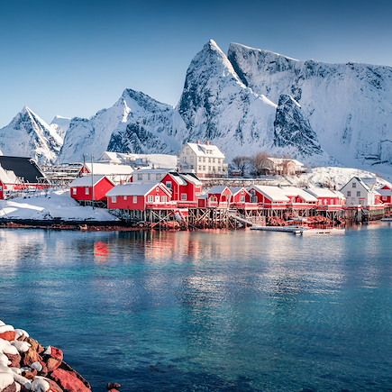 Aurores boréales Norvège Iles Lofoten