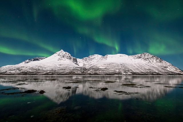 Aurores boréales Norvège Cap Nord