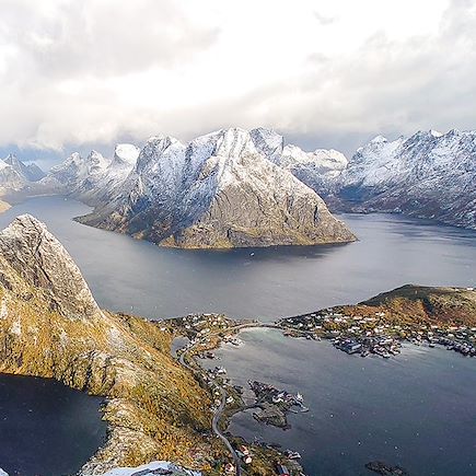 Raquette Norvège Iles Lofoten
