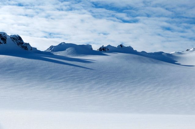 Image Ski et voile dans les Alpes de Lyngen
