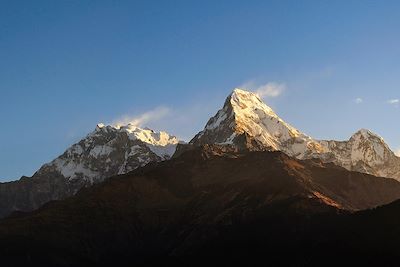 Chaîne des Annapurnas depuis Poon Hill - Népal