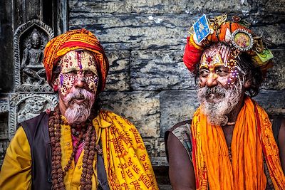 Sadhus - Tour du Manaslu - Népal