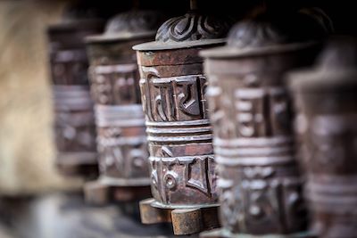 Moulins à prières - Tour du Manaslu - Népal