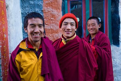 © CHARTON Franck / hemis.fr - Moines - Lo Manthang - District de Mustang - Népal Moines - Lo Manthang - District de Mustang - Népal