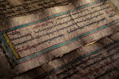 © Laurent Boiveau - Manuscrits bouddhistes - Du Mugu au Haut-Dolpo - Traversée du Népal Manuscrits bouddhistes - Du Mugu au Haut-Dolpo - Traversée du Népal
