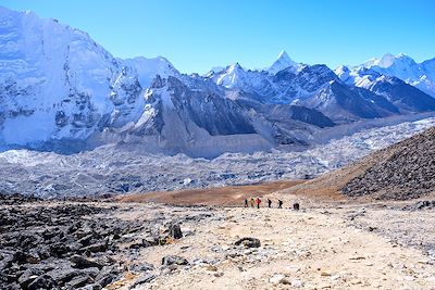 Montée vers le sommet du Kalla Patar - Vallée du Khumbu - Népal
